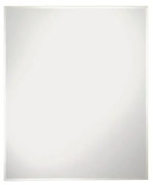 RENIN 201240 Somerset Frameless Mirror, 36 in L, 30 in W, Rectangular, Clear Frame