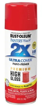 2X ULTRA COVER 331180 Spray Paint, High-Gloss, Strawberry Fields, 12 oz, Can