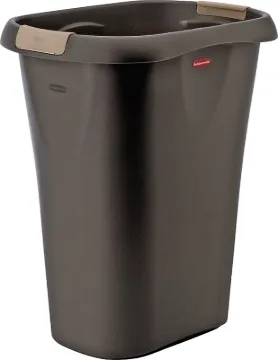 WASTEBASKET OPEN 32 QT DK BLK