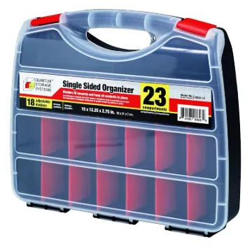 QUANTUM STORAGE SYSTEMS ORG81832 Single-Sided Organizer, 18 in L, 14 in W, 3 in H, 26-Compartment, P