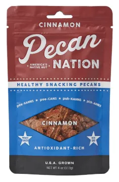 PECANS CINNAMON 4OZ POUCH