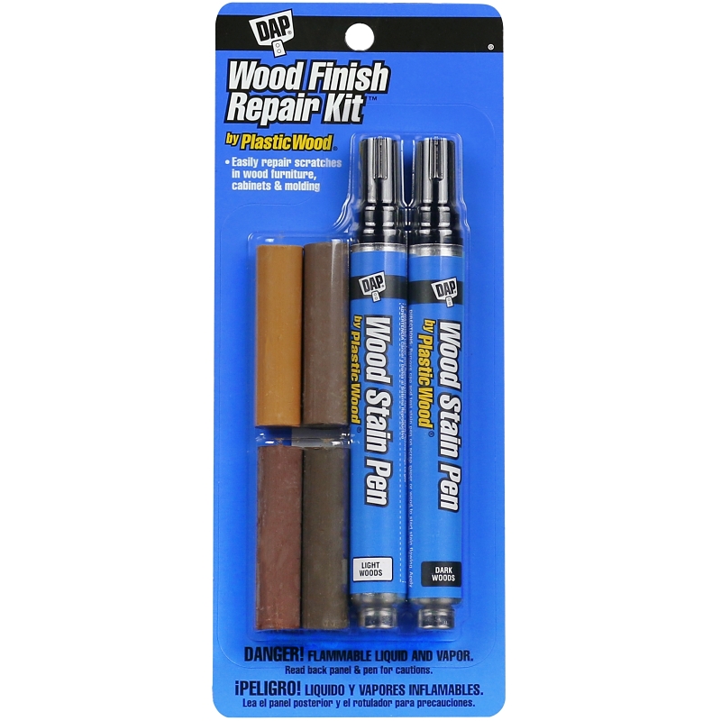 Plastic Wood 7079804100 Wood Finish Repair Kit, Wood Tones, 4 oz