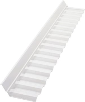 PALRAM AMERICAS 108657 Side Wall Connector Flashing, 4 ft 2 in L, 8 in W, Plastic