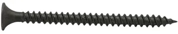 ProFIT 0280058 Screw, #6 Thread, 1 in L, Fine Thread, Bugle Head, Phillips Drive, Sharp Point, Phosp