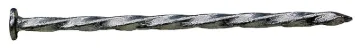 ProFIT 0010198 Deck Nail, 16D, 3-1/2 in L, Steel, Hot-Dipped Galvanized, Flat Head, Spiral Shank, 1