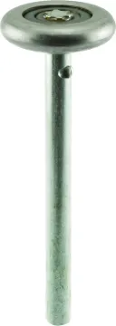Prime-Line GD 52212 Door Roller, 1-7/8 in Dia Roller, 7/16 in W Roller, Galvanized Steel, Silver, 1-