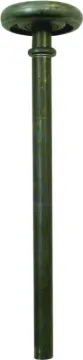 Prime-Line GD 52111 Door Roller, 1-13/16 in Dia Roller, 7/16 in W Roller, Galvanized Steel, Silver,