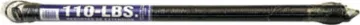 Prime-Line GD 12191 Extension Spring, 1-19/64 in OD, 25 in OAL, Carbon Steel, Galvanized, Loop End,