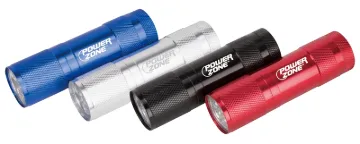 PowerZone LFL215-9T Flashlight, AAA Battery, AAA Battery, LED Lamp, 59 Lumens, 12 m Beam Distance, 1