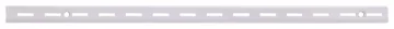 ProSource 25211PHL Shelf Standard, 2 mm Thick Material, 5/8 in W, 24 in H, Steel, White