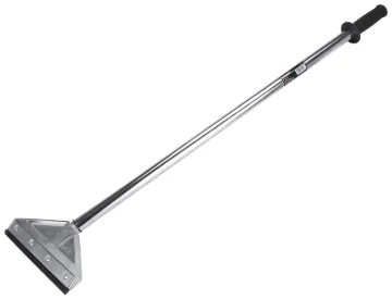 ProSource 14086 Floor Scraper, 8 in L Blade, 8 in W Blade, HCS Blade, Telescopic Handle, Steel Handl