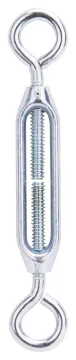 ProSource LR327 Turnbuckle, 3/16 in Thread, Eye, Eye, 5-1/2 in L Take-Up, Aluminum