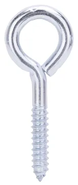 ProSource LR259 Lag Screw Eye, 14 mm Thread, Screw Thread, 2.25 in L Thread, 2 in Dia Eye, 467 lb Wo