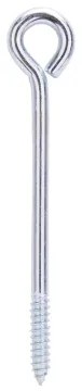 ProSource LR258 Lag Screw Eye, 11.2 mm Thread, Screw Thread, 2 in L Thread, 1-7/16 in Dia Eye, 401 l