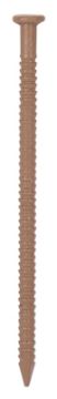 ProSource NTP-171-PS Panel Nail, 15D, 1-5/8 in L, Steel, Painted, Flat Head, Ring Shank, Oak