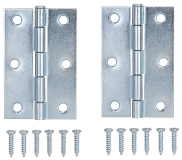 ProSource LR-056-PS Utility Hinge, Steel, Zinc, Loose Pin, 180 deg Range of Motion, Full Mortise Mou