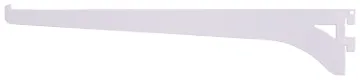 ProSource 25219PHL-PS Heavy-Duty and Single Track Shelf Bracket, 90 lb/Pair, 12 in L, 2-3/8 in H, St