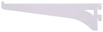 ProSource 25217PHL-PS Heavy-Duty and Single Track Shelf Bracket, 62 lb/Pair, 8 in L, 2-3/8 in H, Ste