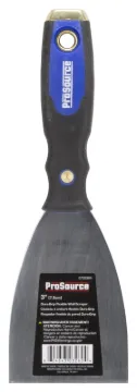 ProSource 03260 Wall Scraper, 3 in W Blade, Full Tang Blade, HCS Blade, PP/TPR Handle, Soft Grip Han