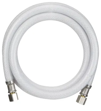 Plumb Pak PP25565 Ice Maker Supply Line, 1/4 in Inlet, Compression Inlet, 1/4 in Outlet, Compression
