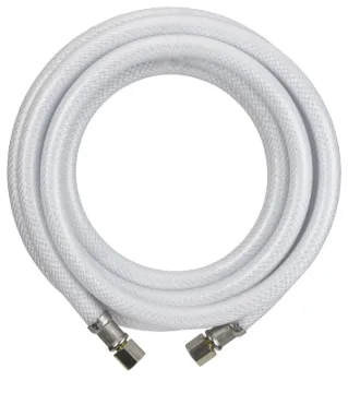 Plumb Pak PP255610 Ice Maker Supply Line, 1/4 in Inlet, Compression Inlet, 1/4 in Outlet, Compressio