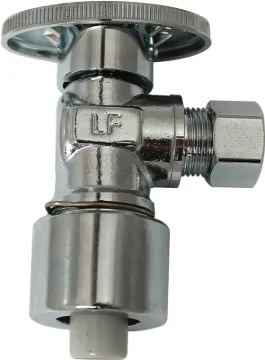 Plumb Pak PP2622POLF Stop Valve, 5/8 x 3/8 in Connection, Compression, Brass Body