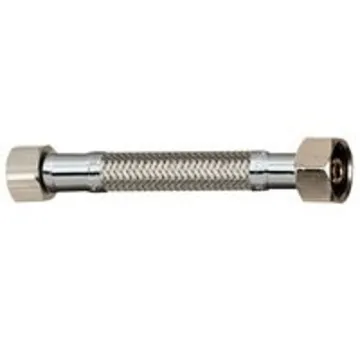 Plumb Pak EZ Series PP27348 Sink Supply Tube, 1/2 in Inlet, Compression Inlet, 1/2 in Outlet, IP Out