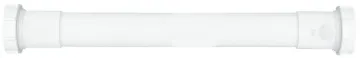 Plumb Pak PP41-16W Pipe Extension Tube, 1-1/2 in, 16 in L, Slip-Joint, Plastic, White
