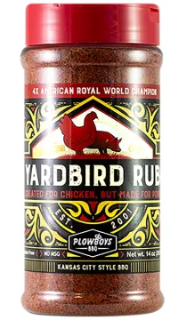 OLD WORLD SPICES & SEASONINGS PF02008 Yard Bird BBQ Rub, Heat, Sweet Flavor, 16 oz Jar