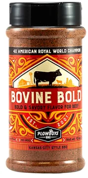 OLD WORLD SPICES & SEASONINGS PF02025 Bovine Bold BBQ Rub, 12.5 oz Jar