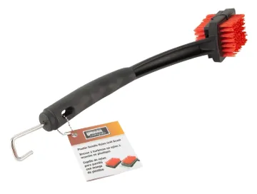 Omaha Grill Brush w/Scraper, Stainless Steel, 19-1/8 in