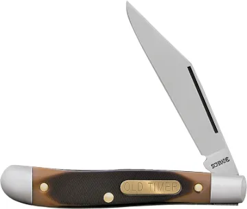 OLD TIMER 12OT Folding Pocket Knife, 2.2 in L Blade, 7Cr17 High Carbon Stainless Steel Blade, 1-Blad