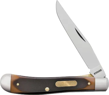 OLD TIMER 194OT Folding Pocket Knife, 3.1 in L Blade, 7Cr17 High Carbon Stainless Steel Blade, 1-Bla
