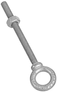 National Hardware N245-134 Eye Bolt, 3/8-16 Thread, 4-1/8 in L Thread, 3/4 in ID x 1-3/8 in OD Dia E