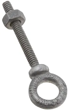 National Hardware N245-076 Eye Bolt, 1/4-20 Thread, 1-7/8 in L Thread, 1/2 in ID x 7/8 in OD Dia Eye