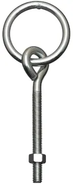 National Hardware 2061BC Series N220-632 Hitch Ring with Eye Bolt, 160 lb Working Load, 2 in ID Dia