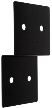 National Hardware Indio 1219BC Series N800-208 Joist Tie, 9-3/4 in L, 5 in W, Steel, Storm Shine/Pow