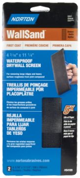 NORTON 04171 Sanding Screen Paper, 11-1/4 in L, 4-3/16 in W, 150 Grit, Fine, Silicone Carbide Abrasi