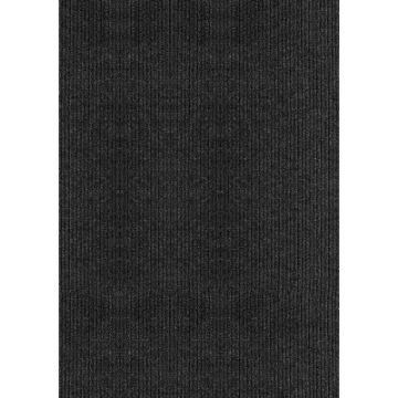 Multy Home Platinum MT1004344EA Carpet, 45 ft L, 36 in W, Runner, Ribbed Pattern, Polyester Rug, Cha