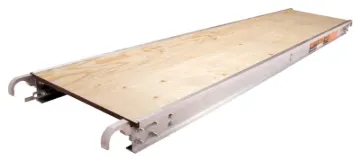 METALTECH M-MPP719 Scaffold Platform Deck, Aluminum/Plywood, Galvanized