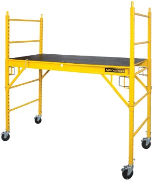 METALTECH Jobsite Series I-CISCPY Baker Scaffold, 2 in H Adjustment, 1250 lb