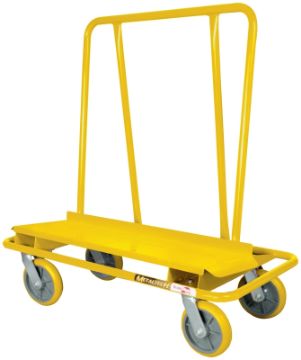 METALTECH I-DCL8YGR31 Drywall Cart, 80 lb, 14 Gauge, Steel, 49-1/4 in OAL, 22-1/4 in OAW