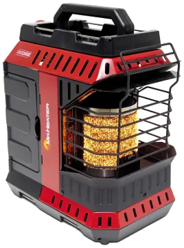Mr. Heater Buddy FLEX F600100 Portable Radiant Heater, 1 lb Minimum Fuel Tank, Propane, 11,000 Btu/h
