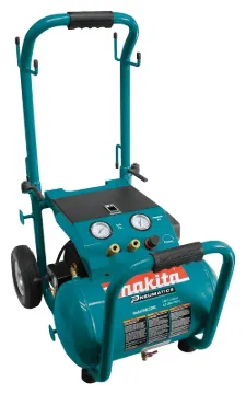 Makita Big Bore MAC5200 Electric Air Compressor, Tool Only, 5.2 gal Tank, 3 hp, 140 psi Pressure, 6.