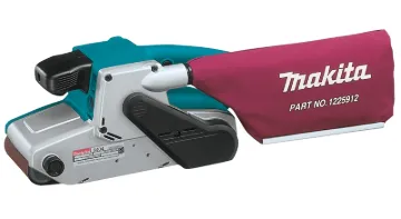 Makita 9404 Belt Sander with Variable Speed, 8.8 A, 24 in L x 4 in W Belt, Abrasive Belt, D-Handle H