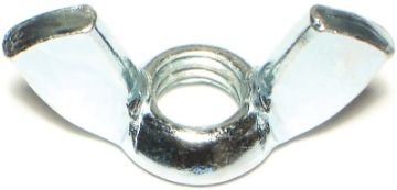 MIDWEST FASTENER 03806 Wing Nut, Cold Forged, Coarse Thread, 3/8-16 Thread, Steel, Zinc