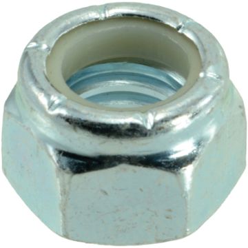 MIDWEST FASTENER 03652 Lock Nut, Coarse Thread, 7/16-14 Thread, Nylon, Zinc
