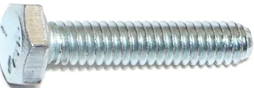 MIDWEST FASTENER 00255 Cap Screw, 1/4-20 in Thread, 1-1/4 in L, Coarse Thread, Hex Drive, Zinc, Zinc