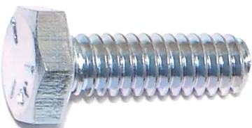 MIDWEST FASTENER 00252 Cap Screw, 1/4-20 in Thread, 3/4 in L, Coarse Thread, Hex Drive, Zinc, Zinc,