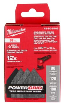 SHEET SANDING MESH ASSORTED